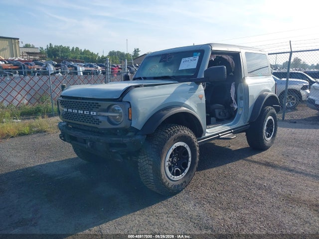 2022 Ford Bronco Badlands მანქანა იყიდება აუქციონზე, vin: 1FMDE5CP8NLB81665, აუქციონის ნომერი: 45917030