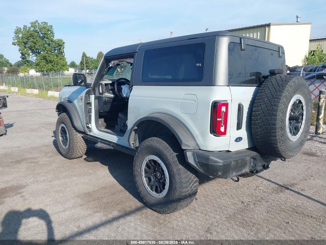 2022 Ford Bronco Badlands მანქანა იყიდება აუქციონზე, vin: 1FMDE5CP8NLB81665, აუქციონის ნომერი: 45917030