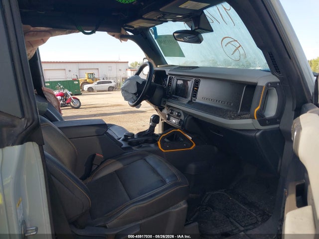 2022 Ford Bronco Badlands მანქანა იყიდება აუქციონზე, vin: 1FMDE5CP8NLB81665, აუქციონის ნომერი: 45917030