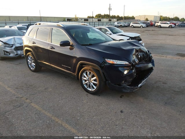 45917201 :رقم المزاد ، 1C4PJLDB0FW525784 vin ، 2015 Jeep Cherokee Limited مزاد بيع