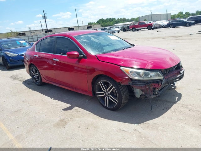 2017 Honda Accord Sport Se მანქანა იყიდება აუქციონზე, vin: 1HGCR2F19HA062860, აუქციონის ნომერი: 45917227
