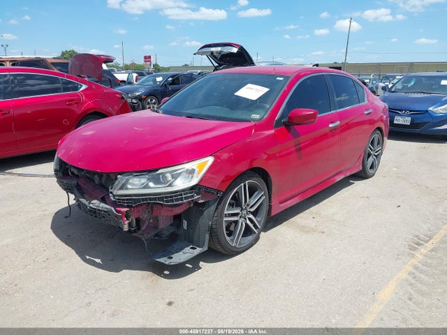 2017 Honda Accord Sport Se მანქანა იყიდება აუქციონზე, vin: 1HGCR2F19HA062860, აუქციონის ნომერი: 45917227