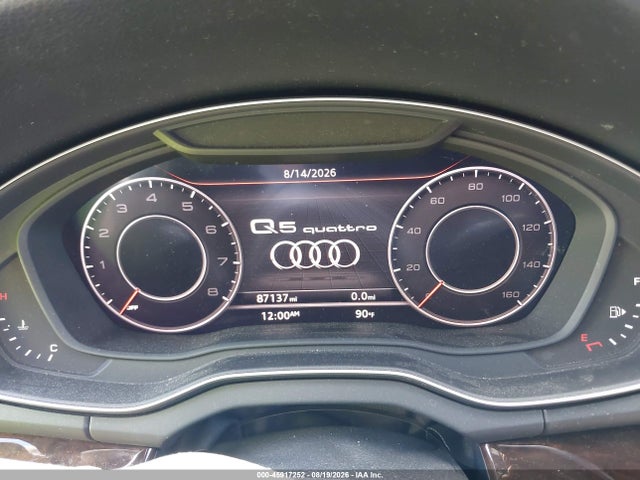 Aukcja sprzedaży 2018 Audi Q5, vin: WA1BNAFY7J2018914, numer aukcji: 45917252