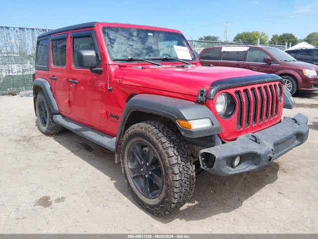 Aukcja sprzedaży 2021 Jeep Wrangler Unlimited Sport Altitude 4x4, vin: 1C4HJXDN4MW504634, numer aukcji: 45917328