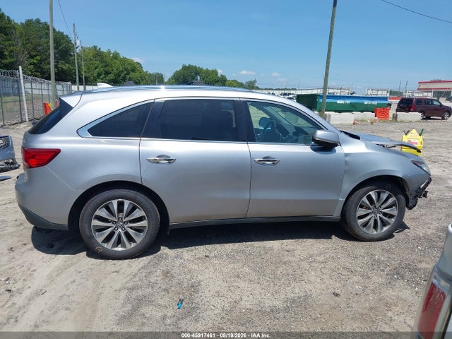 45917461 :رقم المزاد ، 5FRYD3H40GB020338 vin ، 2016 Acura Mdx Technology   Acurawatch Plus Packages/technology Package مزاد بيع