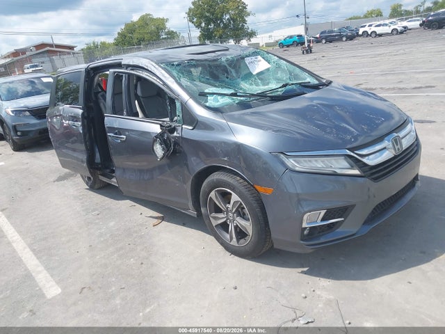 45917540 :رقم المزاد ، 5FNRL6H80KB020281 vin ، 2019 Honda Odyssey Touring مزاد بيع