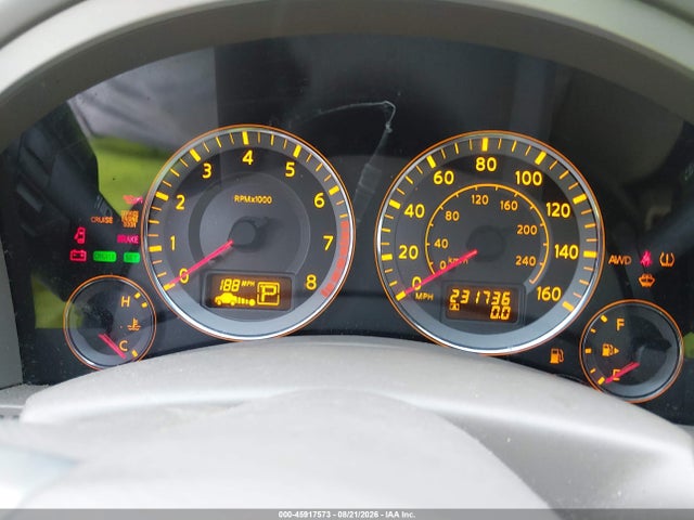 45917573 :رقم المزاد ، JNRAS08W28X208312 vin ، 2008 Infiniti Fx35 مزاد بيع