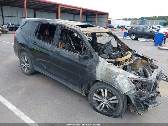 45917607 :رقم المزاد ، 5FNYF5H59JB008163 vin ، 2018 Honda Pilot Ex-l مزاد بيع