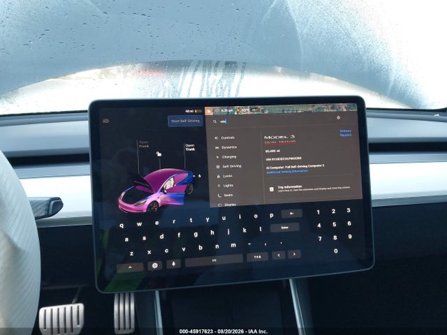 2020 Tesla Model 3 Performance Dual Motor All-wheel Drive მანქანა იყიდება აუქციონზე, vin: 5YJ3E1ECXLF603390, აუქციონის ნომერი: 45917623