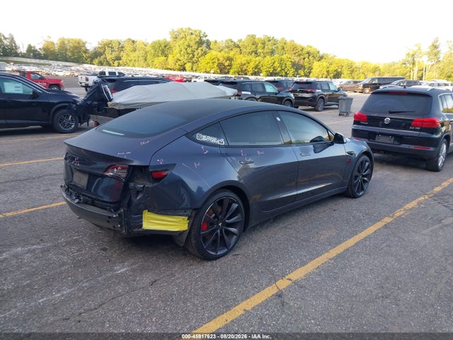 2020 Tesla Model 3 Performance Dual Motor All-wheel Drive მანქანა იყიდება აუქციონზე, vin: 5YJ3E1ECXLF603390, აუქციონის ნომერი: 45917623