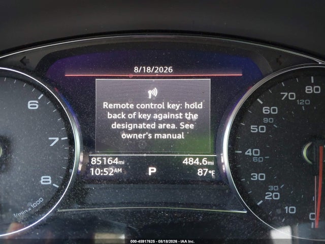 2019 Audi A6 45 Premium მანქანა იყიდება აუქციონზე, vin: WAUD8AF26KN131347, აუქციონის ნომერი: 45917625
