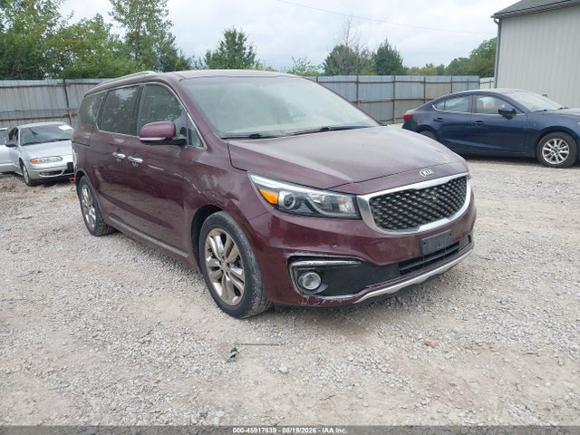 45917639 :رقم المزاد ، KNDME5C10H6271962 vin ، 2017 Kia Sedona Sx Luxury مزاد بيع