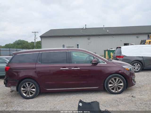 45917639 :رقم المزاد ، KNDME5C10H6271962 vin ، 2017 Kia Sedona Sx Luxury مزاد بيع