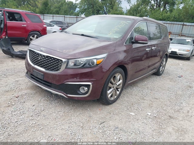 45917639 :رقم المزاد ، KNDME5C10H6271962 vin ، 2017 Kia Sedona Sx Luxury مزاد بيع
