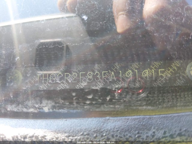 Продаж на аукціоні авто 2015 Honda Accord Ex-l, vin: 1HGCR2F83FA191915, номер лоту: 45917709