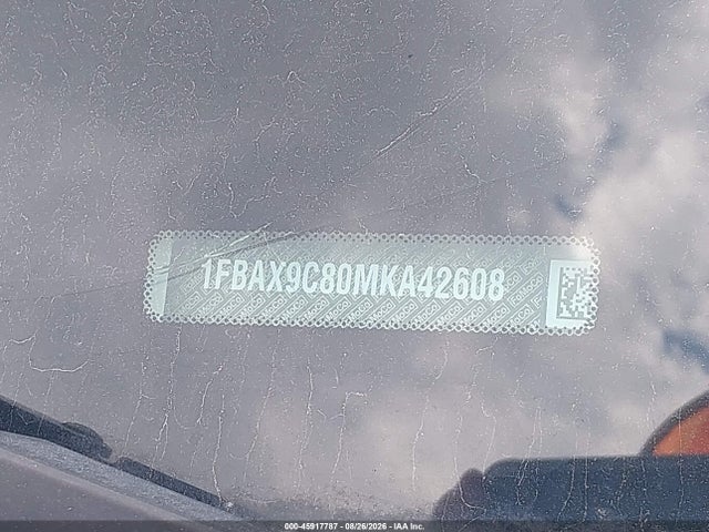 Продаж на аукціоні авто 2021 Ford Transit-350 Passenger Van Xl, vin: 1FBAX9C80MKA42608, номер лоту: 45917787