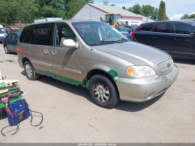 2004 Kia Sedona Ex/lx მანქანა იყიდება აუქციონზე, vin: KNDUP131X46537789, აუქციონის ნომერი: 45917827