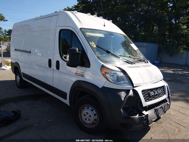 45917857 :رقم المزاد ، 3C6LRVDG6ME534633 vin ، 2021 Ram Promaster 2500 High Roof 159 Wb مزاد بيع