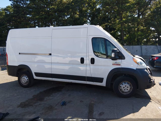 45917857 :رقم المزاد ، 3C6LRVDG6ME534633 vin ، 2021 Ram Promaster 2500 High Roof 159 Wb مزاد بيع