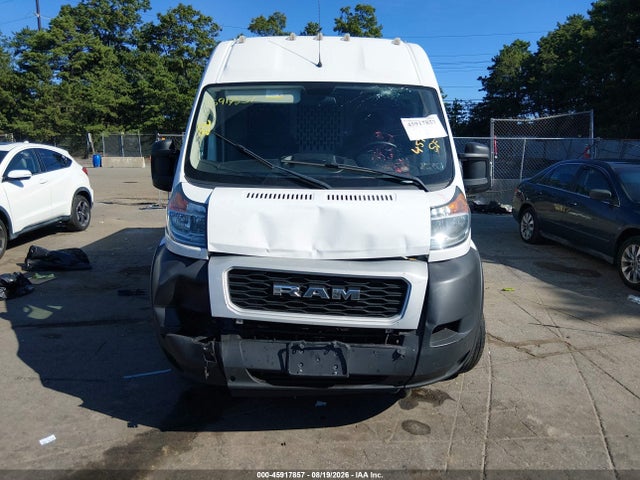45917857 :رقم المزاد ، 3C6LRVDG6ME534633 vin ، 2021 Ram Promaster 2500 High Roof 159 Wb مزاد بيع