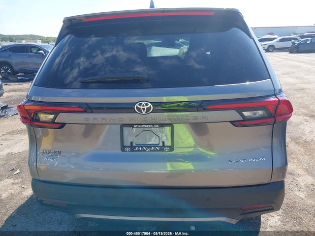 Продажа на аукционе авто 2025 Toyota Grand Highlander Platinum, vin: 5TDAAAB55SS085210, номер лота: 45917904