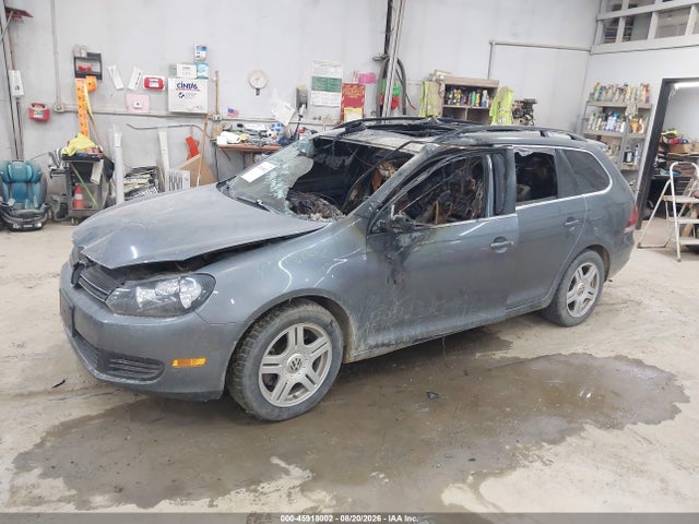 2014 Volkswagen Jetta Sportwagen 2.0l Tdi მანქანა იყიდება აუქციონზე, vin: 3VWPL7AJ2EM605578, აუქციონის ნომერი: 45918002