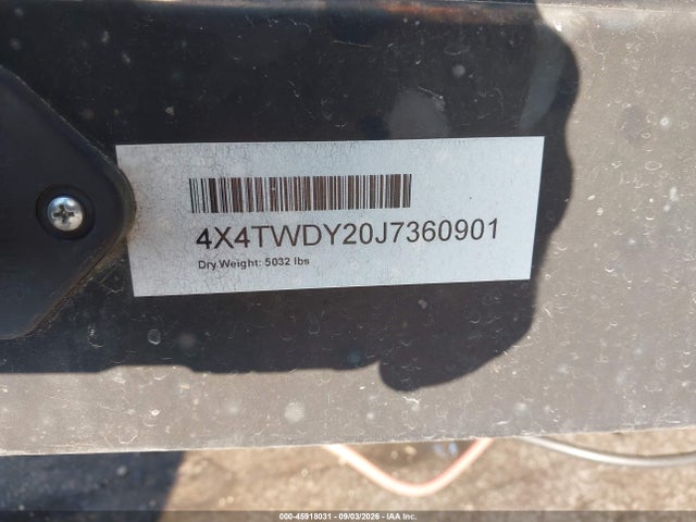 Aukcja sprzedaży 2018 Forest River Wildwood, vin: 4X4TWDY20J7360901, numer aukcji: 45918031