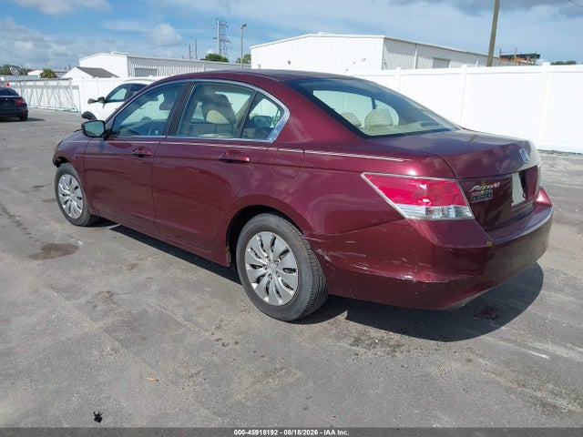 Aukcja sprzedaży 2009 Honda Accord 2.4 Lx, vin: 1HGCP26349A101301, numer aukcji: 45918192