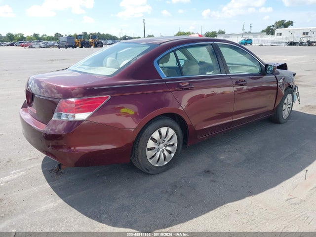 Aukcja sprzedaży 2009 Honda Accord 2.4 Lx, vin: 1HGCP26349A101301, numer aukcji: 45918192