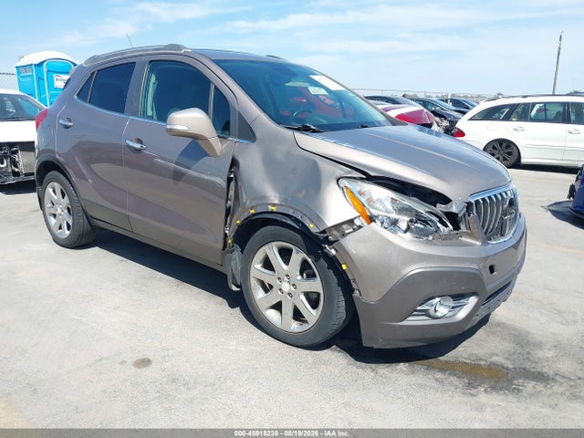 2014 Buick Encore Leather მანქანა იყიდება აუქციონზე, vin: KL4CJCSB8EB593672, აუქციონის ნომერი: 45918238