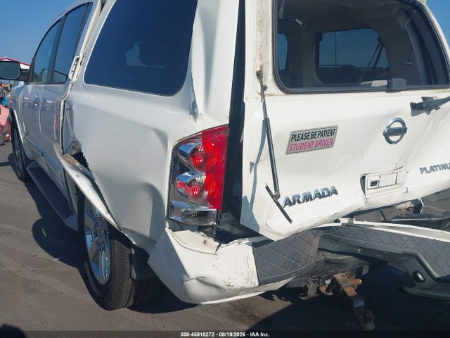 2010 Nissan Armada Platinum მანქანა იყიდება აუქციონზე, vin: 5N1AA0NE7AN600147, აუქციონის ნომერი: 45918272