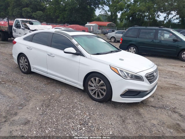 2016 Hyundai Sonata Sport მანქანა იყიდება აუქციონზე, vin: 5NPE34AF1GH428776, აუქციონის ნომერი: 45918299