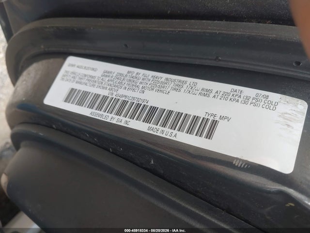 Продаж на аукціоні авто 2009 Subaru Outback 2.5i, vin: 4S4BP61C297321974, номер лоту: 45918334