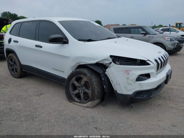 2014 Jeep Cherokee Sport მანქანა იყიდება აუქციონზე, vin: 1C4PJMAB6EW121431, აუქციონის ნომერი: 45918375