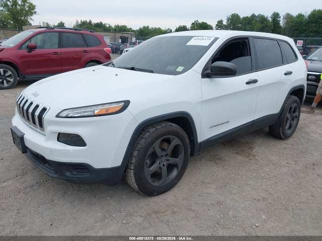 2014 Jeep Cherokee Sport მანქანა იყიდება აუქციონზე, vin: 1C4PJMAB6EW121431, აუქციონის ნომერი: 45918375