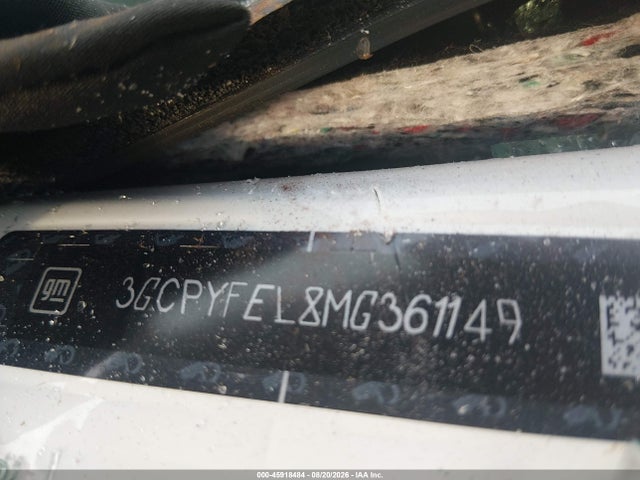 45918484 :رقم المزاد ، 3GCPYFEL8MG361149 vin ، 2021 Chevrolet Silverado 1500 4wd  Short Bed Lt Trail Boss مزاد بيع