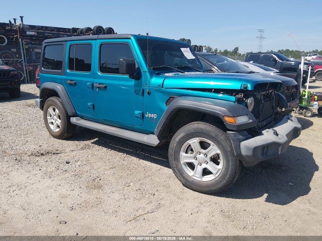 Aukcja sprzedaży 2019 Jeep Wrangler Unlimited Sport S 4x4, vin: 1C4HJXDN7KW617619, numer aukcji: 45918510