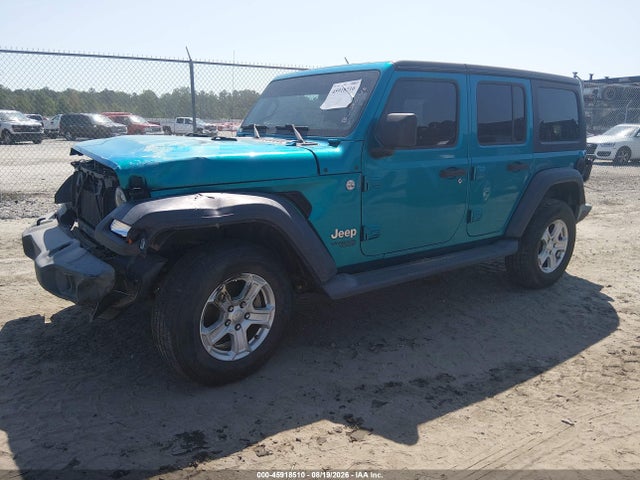 Aukcja sprzedaży 2019 Jeep Wrangler Unlimited Sport S 4x4, vin: 1C4HJXDN7KW617619, numer aukcji: 45918510