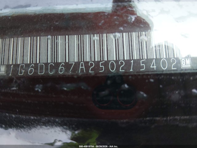 45918754 :رقم المزاد ، 1G6DC67A250215402 vin ، 2005 Cadillac Sts V8 مزاد بيع