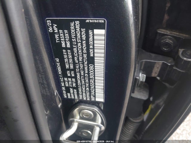 Porsche Macan T 2024 WP1AA2A55RLB00080 Image 9