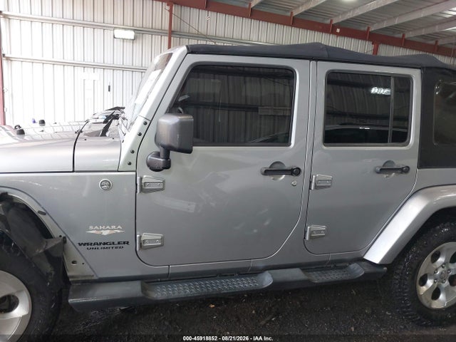 45918852 :رقم المزاد ، 1C4HJWEG3DL671093 vin ، 2013 Jeep Wrangler Unlimited Sahara مزاد بيع