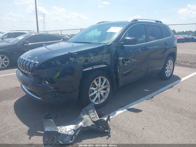 2015 Jeep Cherokee Limited მანქანა იყიდება აუქციონზე, vin: 1C4PJLDS0FW591512, აუქციონის ნომერი: 45918872
