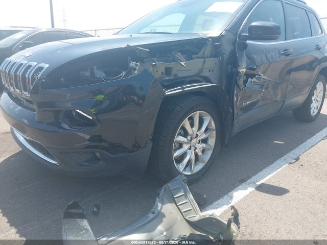 2015 Jeep Cherokee Limited მანქანა იყიდება აუქციონზე, vin: 1C4PJLDS0FW591512, აუქციონის ნომერი: 45918872
