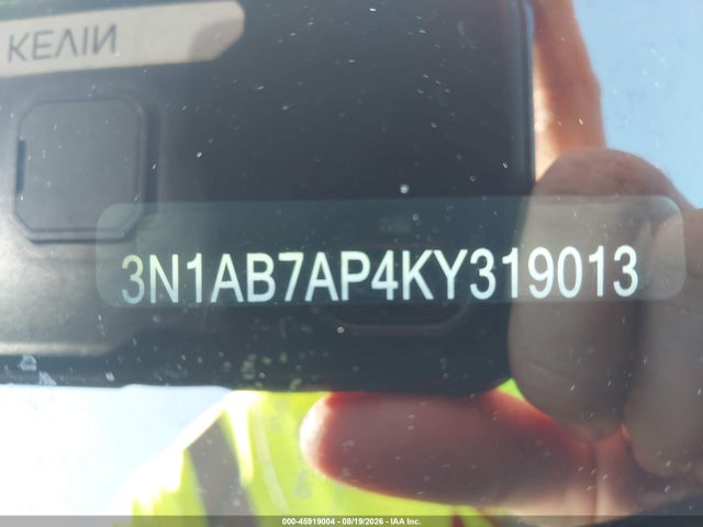 Продажа на аукционе авто 2019 Nissan Sentra S, vin: 3N1AB7AP4KY319013, номер лота: 45919004