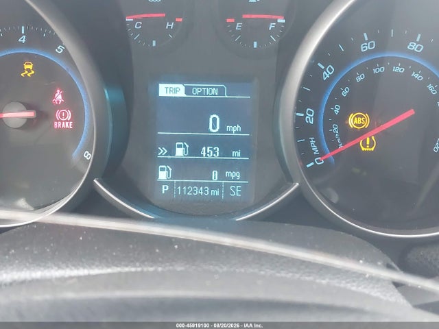 45919100 :رقم المزاد ، 1G1PE5SB5E7358715 vin ، 2014 Chevrolet Cruze 2lt Auto مزاد بيع