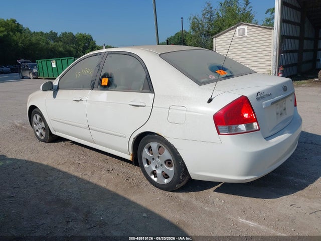 2007 Kia Spectra Ex მანქანა იყიდება აუქციონზე, vin: KNAFE121975396043, აუქციონის ნომერი: 45919126