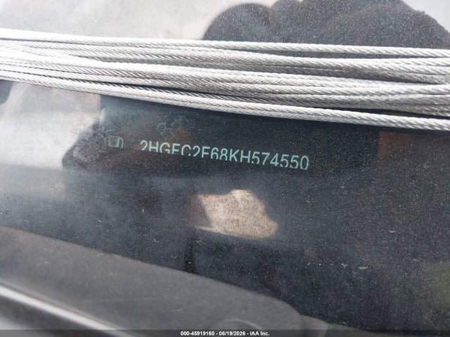 Aukcja sprzedaży 2019 Honda Civic Lx, vin: 2HGFC2F68KH574550, numer aukcji: 45919160