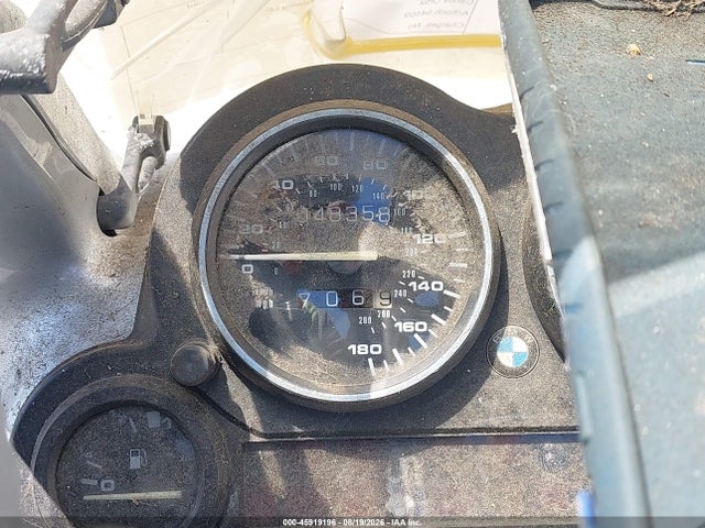 45919196 :رقم المزاد ، WB10554A6XZA51963 vin ، 1999 Bmw K1200 Rs مزاد بيع
