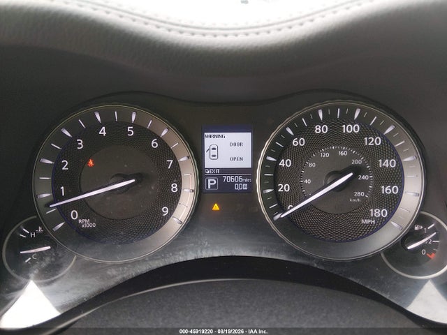 Aukcja sprzedaży 2019 Infiniti Q70 3.7x Luxe, vin: JN1BY1AR9KM585132, numer aukcji: 45919220