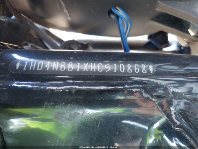 2017 Harley-davidson Xg750 მანქანა იყიდება აუქციონზე, vin: 1HD4NBB1XHC510868, აუქციონის ნომერი: 45919240
